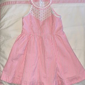 Lilly Pulitzer pink seersucker dress. Size 6.